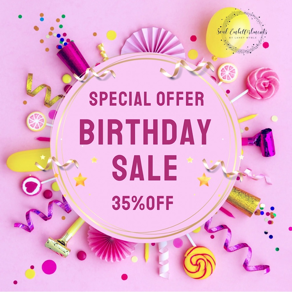 It’s my birthday, so let’s celebrate with a special pop up discount! 🥳🎂♥️